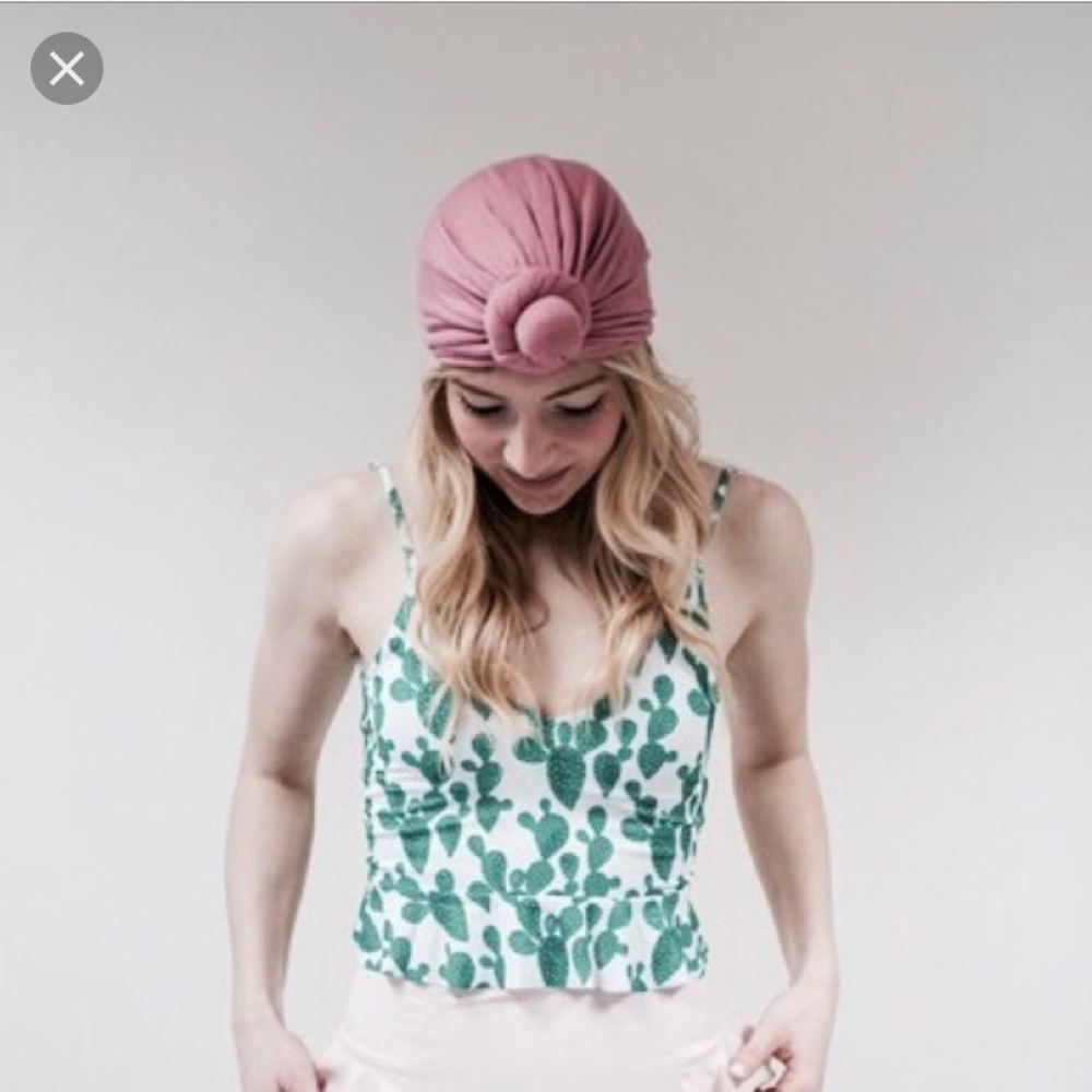 Kortni Jeane scoop back swim top